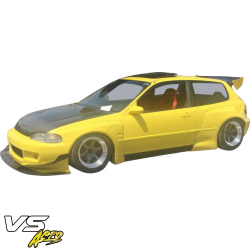VSaero FRP TKYO Wide Body Side Skirts for Honda Civic EG 1992-1995 > 3dr Hatchback image - 31