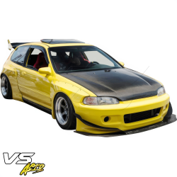 VSaero FRP TKYO Wide Body Side Skirts for Honda Civic EG 1992-1995 > 3dr Hatchback image - 32