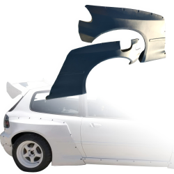 VSaero FRP TKYO Wide Body Fender Flares (rear) 50mm for Honda Civic EG 1992-1995 > 3dr Hatchback image - 19