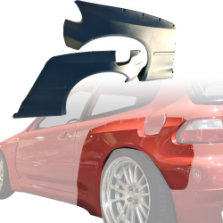 VSaero FRP TKYO Wide Body Fender Flares (rear) 50mm for Honda Civic EG 1992-1995 > 3dr Hatchback image - 1