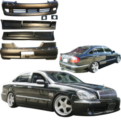 VSaero FRP JPRO Body Kit 10pc for Infiniti Q45 F50 Cima President 2002-2004 image - 1