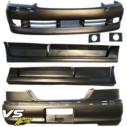 VSaero FRP JPRO Body Kit 10pc for Infiniti Q45 F50 Cima President 2002-2004 image - 2