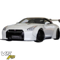 VSaero FRP LBPE v1 Wide Body Front Bumper w Lip for Nissan GT-R GTR (R35) 2009-2017 image - 14