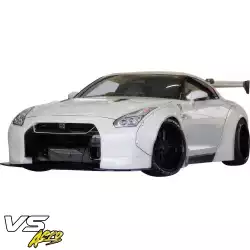 FRP LBPE v1 Wide Body Front Bumper w Lip > Nissan GT-R GTR (R35) 2009-2017 image - 14