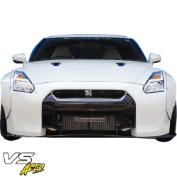 VSaero FRP LBPE v1 Wide Body Front Bumper w Lip for Nissan GT-R GTR (R35) 2009-2017 image - 15