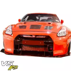 FRP LBPE v1 Wide Body Front Bumper w Lip > Nissan GT-R GTR (R35) 2009-2017 image - 4