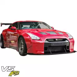 FRP LBPE v1 Wide Body Front Bumper w Lip > Nissan GT-R GTR (R35) 2009-2017 image - 7