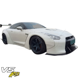 VSaero FRP LBPE v1 Wide Body Fender Flares (front) 4pc for Nissan GT-R GTR (R35) 2009-2017 image - 27