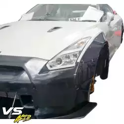 FRP LBPE v1 Wide Body Fender Flares (front) 4pc > Nissan GT-R GTR (R35) 2009-2017 image - 29