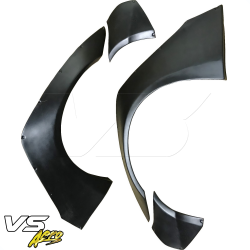 VSaero FRP LBPE v1 Wide Body Fender Flares (front) 4pc for Nissan GT-R GTR (R35) 2009-2017 image - 6