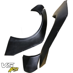 VSaero FRP LBPE v1 Wide Body Fender Flares (front) 4pc for Nissan GT-R GTR (R35) 2009-2017 image - 11