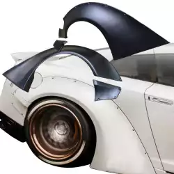 FRP LBPE v1 Wide Body Fender Flares (rear) 4pc > Nissan GT-R GTR (R35) 2009-2017 image - 16