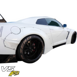 VSaero FRP LBPE v1 Wide Body Fender Flares (rear) 4pc for Nissan GT-R GTR (R35) 2009-2017 image - 17