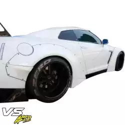 FRP LBPE v1 Wide Body Fender Flares (rear) 4pc > Nissan GT-R GTR (R35) 2009-2017 image - 17