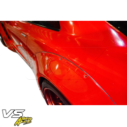 VSaero FRP LBPE v1 Wide Body Fender Flares (rear) 4pc for Nissan GT-R GTR (R35) 2009-2017 image - 2