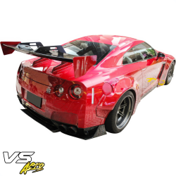 VSaero FRP LBPE v1 Wide Body Fender Flares (rear) 4pc for Nissan GT-R GTR (R35) 2009-2017 image - 3