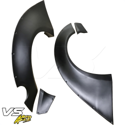 VSaero FRP LBPE v1 Wide Body Fender Flares (rear) 4pc for Nissan GT-R GTR (R35) 2009-2017 image - 5
