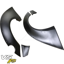 VSaero FRP LBPE v1 Wide Body Fender Flares (rear) 4pc for Nissan GT-R GTR (R35) 2009-2017 image - 6