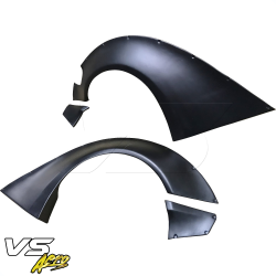 VSaero FRP LBPE v1 Wide Body Fender Flares (rear) 4pc for Nissan GT-R GTR (R35) 2009-2017 image - 9
