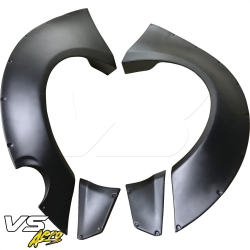 VSaero FRP LBPE v1 Wide Body Fender Flares (rear) 4pc for Nissan GT-R GTR (R35) 2009-2017 image - 12