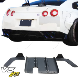 VSaero FRP LBPE v1 Valances w Diffuser 3pc for Nissan GT-R GTR (R35) 2009-2017 image - 20