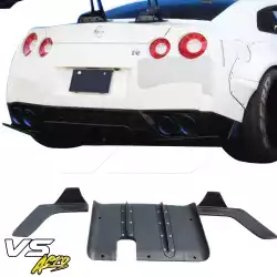 FRP LBPE v1 Valances w Diffuser 3pc > Nissan GT-R GTR (R35) 2009-2017 image - 20