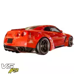 FRP LBPE v1 Valances w Diffuser 3pc > Nissan GT-R GTR (R35) 2009-2017 image - 2