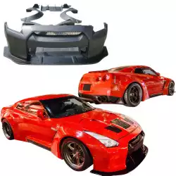 FRP LBPE v1 Wide Body Kit 13pc > Nissan GT-R GTR (R35) 2009-2017 image - 1