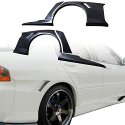 VSaero FRP VOLT Wide Body Fenders (rear) 4pc for Mitsubishi Evolution EVO8 EVO9 CT9A 2003-2006 image - 20