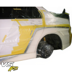 VSaero FRP VOLT Wide Body Fenders (rear) 4pc for Mitsubishi Evolution EVO8 EVO9 CT9A 2003-2006 image - 3