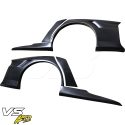 VSaero FRP VOLT Wide Body Fenders (rear) 4pc for Mitsubishi Evolution EVO8 EVO9 CT9A 2003-2006 image - 6