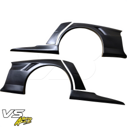 VSaero FRP VOLT Wide Body Fenders (rear) 4pc for Mitsubishi Evolution EVO8 EVO9 CT9A 2003-2006 image - 11