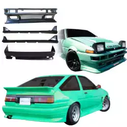 FRP JBLO Body Kit 4pc > Toyota Corolla (AE86) 1984-1987 > 2/3dr image - 3