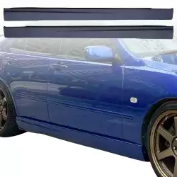 FRP HKES Side Skirts > Lexus IS300 SXE10 2000-2005 image - 1