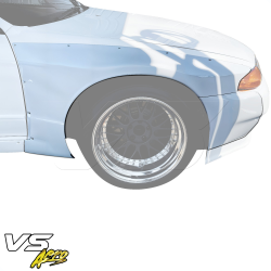VSaero FRP TKYO Wide Body Fender Flares (front) 4pc 40mm for Nissan Skyline (R32) GTR 1990-1994 > 2dr Coupe image - 13