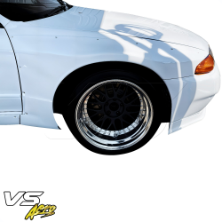 VSaero FRP TKYO Wide Body Fender Flares (front) 4pc 40mm for Nissan Skyline (R32) GTR 1990-1994 > 2dr Coupe image - 15