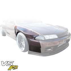 VSaero FRP TKYO Wide Body Fender Flares (front) 4pc 40mm for Nissan Skyline (R32) GTR 1990-1994 > 2dr Coupe image - 2