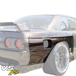VSaero FRP TKYO Wide Body Fender Flares (rear) 60mm for Nissan Skyline (R32) GTR 1990-1994 > 2dr Coupe image - 2