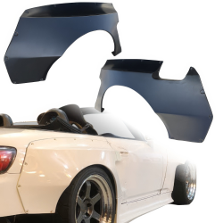 VSaero FRP TKYO Wide Body Fender Flares (rear) 75mm for Honda S2000 AP1 2000-2009 image - 12