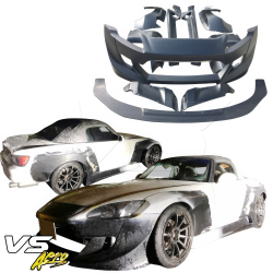 VSaero FRP TKYO Wide Body Kit for Honda S2000 AP1 2000-2009 image - 4