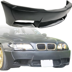 VSaero FRP TKYO V1 Wide Body Front Bumper for BMW 325i 330i (E46) 1999-2005 > 4dr Sedan image - 1