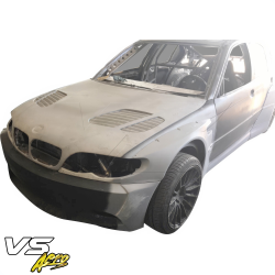 VSaero FRP TKYO V1 Wide Body Front Bumper for BMW 325i 330i (E46) 1999-2005 > 4dr Sedan image - 18