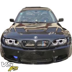 VSaero FRP TKYO V1 Wide Body Front Bumper for BMW 325i 330i (E46) 1999-2005 > 4dr Sedan image - 24