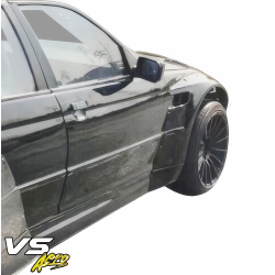 VSaero FRP TKYO V1 Wide Body Fender Flares (front) for BMW 325i 330i (E46) 2002-2005 > 4dr Sedan image - 3