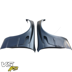 VSaero FRP TKYO V1 Wide Body Fender Flares (front) for BMW 325i 330i (E46) 2002-2005 > 4dr Sedan image - 4