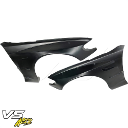 VSaero FRP TKYO V1 Wide Body Fender Flares (front) for BMW 325i 330i (E46) 2002-2005 > 4dr Sedan image - 6