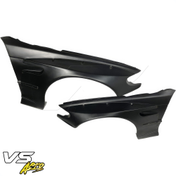 VSaero FRP TKYO V1 Wide Body Fender Flares (front) for BMW 325i 330i (E46) 2002-2005 > 4dr Sedan image - 7