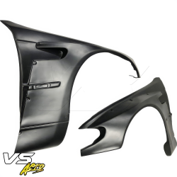 VSaero FRP TKYO V1 Wide Body Fender Flares (front) for BMW 325i 330i (E46) 2002-2005 > 4dr Sedan image - 8