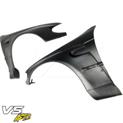 VSaero FRP TKYO V1 Wide Body Fender Flares (front) for BMW 325i 330i (E46) 2002-2005 > 4dr Sedan image - 12