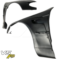 VSaero FRP TKYO V1 Wide Body Fender Flares (front) for BMW 325i 330i (E46) 2002-2005 > 4dr Sedan image - 13